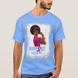 Camiseta Cancer de Mama de Rapariga Africana, Esquadrão de