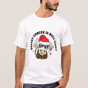 Camiseta Cancer De Mama É Touro Folha Engraçada Vaca De Nat