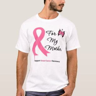 Camiseta Cancer De Mama Para Minha Mãe
