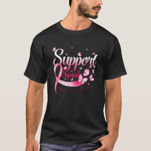 Camiseta Cancer de Mama Quadrado de Suporte ao Guerreiro de