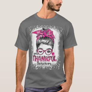 Camiseta Cancer de mama Sensibilização Mensagem Mamãe Um Gr