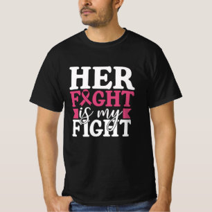 Camiseta Cancer De Mama Sua Luta É A Minha Luta Familiar Mu