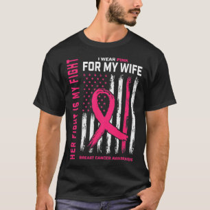 Camiseta Cancer De Mama Sua Luta É Minha Luta Eu Visto Wi R