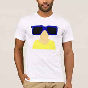 Camiseta Câncer de Mustache e Óculos Coletor de Galinhas