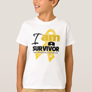 Camiseta Cancer de Neuroblastoma - eu sou um sobrevivente