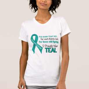 Camiseta Câncer de ovário para o cada ..... eu visto
