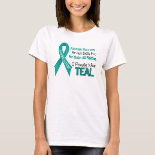 Camiseta Câncer de ovário para o cada ..... eu visto