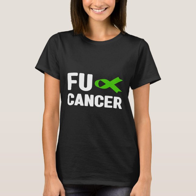Camiseta Cancer de pilha - Sensibilização para o Cancer de  (Frente)
