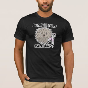 Camiseta Câncer de Pulmão Dissemina Conscientização Projeto