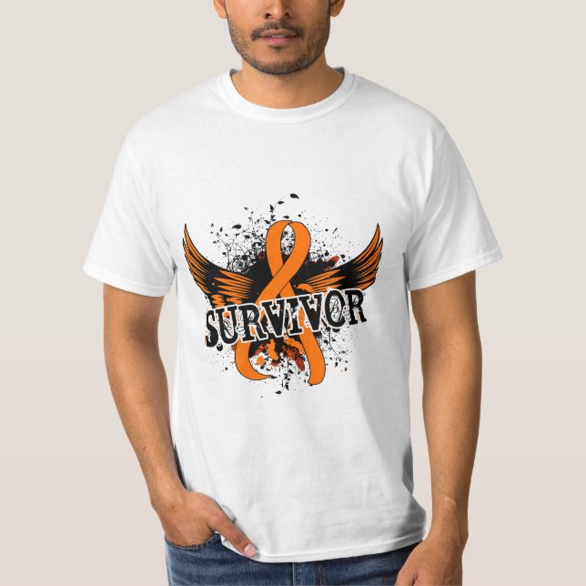 Camiseta Câncer de rim do sobrevivente 16 (Frente)