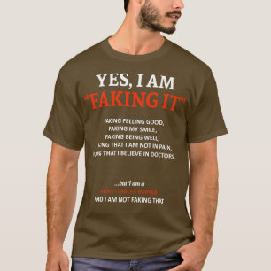 Camiseta Cancer de rim Eu Estou Falando Nesta Fama