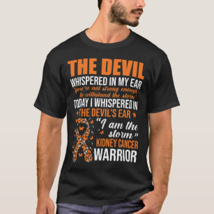 Camiseta Cancer de rim Warrior Fighter I Am The S