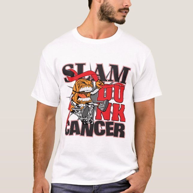 Camiseta Cancer de sangue - cancer do afundanço (Frente)