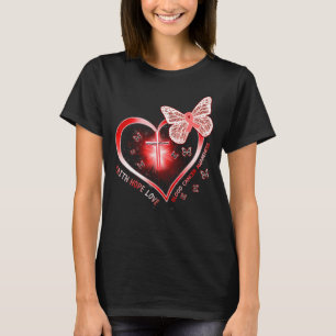 Camiseta cancer de sangue, coração de um guerreiro sobrev