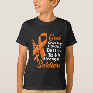 Camiseta Câncer de Sangue Deus Dá Títulos Mais Difíceis Sol