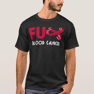 Camiseta cancer de sangue engraçado para a fu para o sobrev