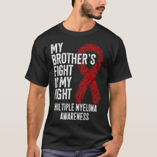 Camiseta Cancer De Sangue Que Meus Irmãos Combatem É Minha