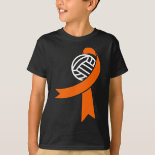 Camiseta Cancer de Sensibilização para a Leucemia Cura de V