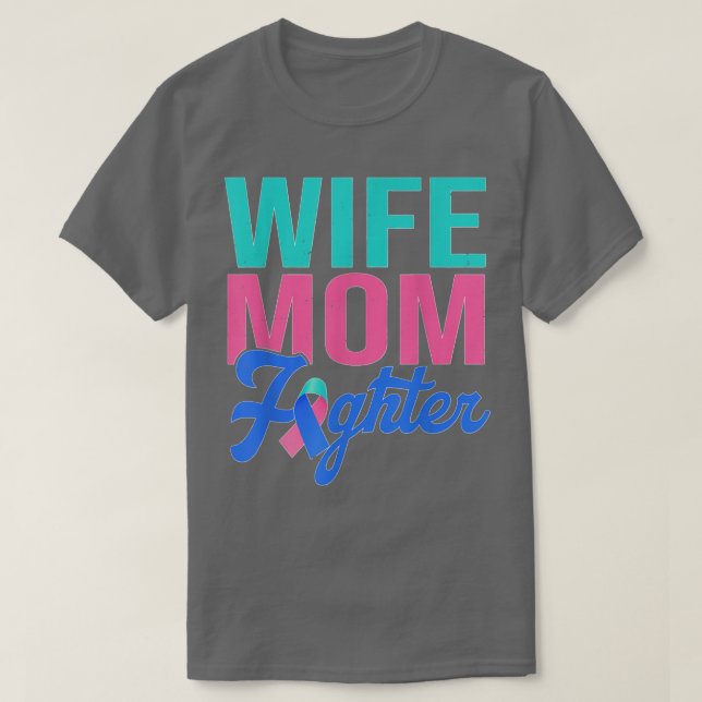 Camiseta Câncer de tiróide de combate (Frente do Design)