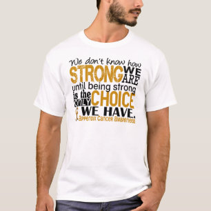 Camiseta Cancer do apêndice como forte nós somos