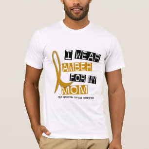 Camiseta CANCER do APÊNDICE eu visto o âmbar para minha