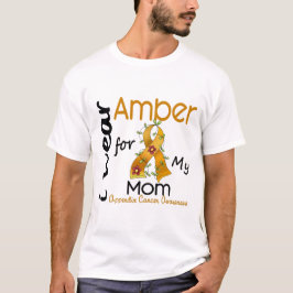 Camiseta Cancer do apêndice eu visto o âmbar para minha