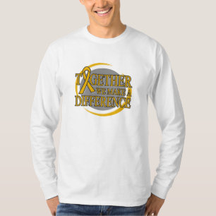 Camiseta Cancer do apêndice junto nós fazemos uma diferen