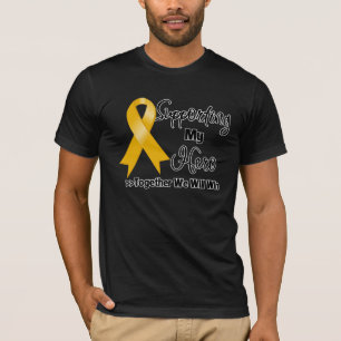 Camiseta Cancer do apêndice que apoia meu herói
