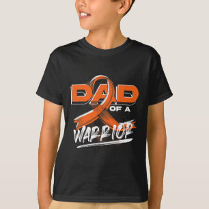 Camiseta Cancer do Guerreiro Laranja Pai de Fita Laranja Le