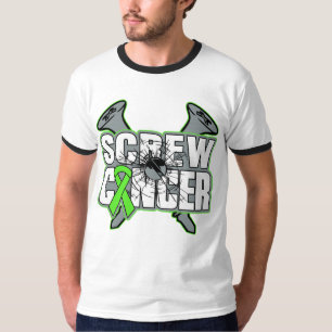 Camiseta Cancer do linfoma do parafuso