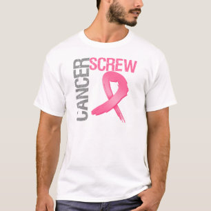 Camiseta Cancer do parafuso - cancro da mama