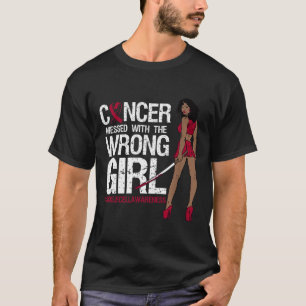 Camiseta Cancer Enmageado Com A Célula Falciforme Errada Em