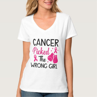 Camiseta Cancer errado com a garota errada