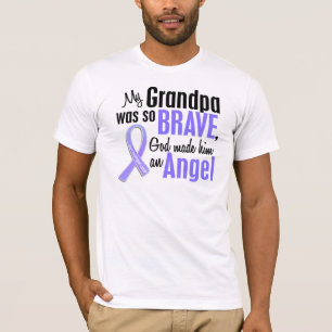 Camiseta Cancer esofágico do vovô do anjo 1