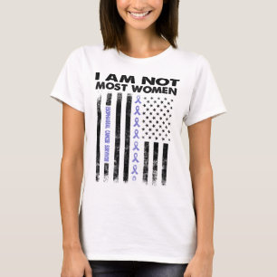 Camiseta cancer esofágico não sou a maioria das mulheres