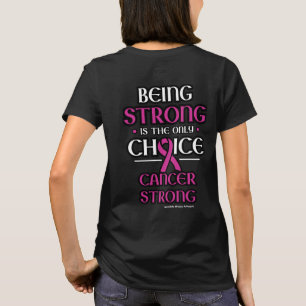 Camiseta Cancer Forte...Cancer de Mama