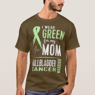 Camiseta Cancer Gallbladbless Sensibilização Minha Fita Mãe