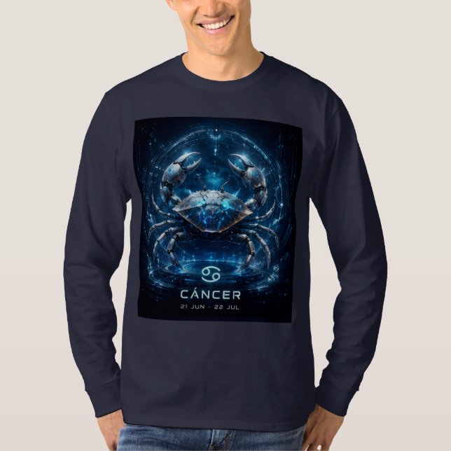 Camiseta câncer, horóscopo,  (Frente)