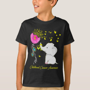 Camiseta Câncer Infantil Elefante - Fita do Câncer Infantil