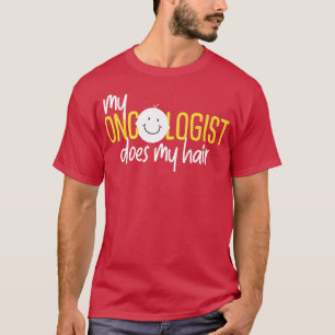 Camiseta Cancer Infantil Meu Oncologista Faz Minha Fita De