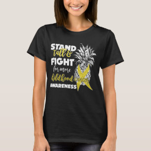 Camiseta cancer infantil - o abacaxi tem altura