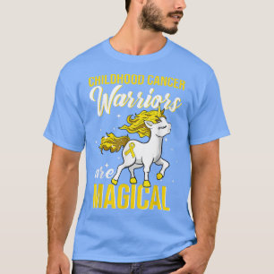 Camiseta Cancer infantil Sensibilização Guerreira Engraçado