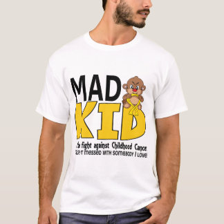 Camiseta Cancer louco da infância do miúdo
