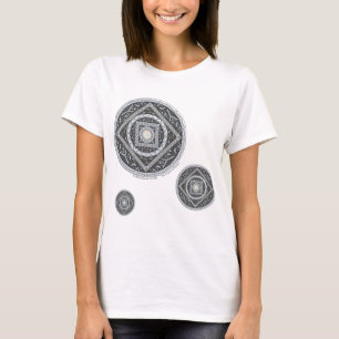 Camiseta Cancer Mandala Camisa-Luz feminina