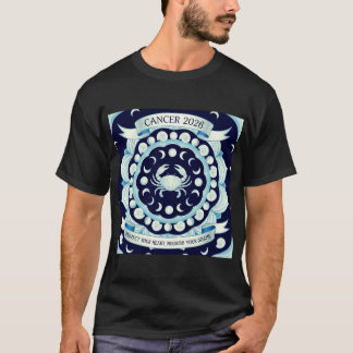 Camiseta Câncer Mandala do Zodíaco 2026 | Astrologia da Lua