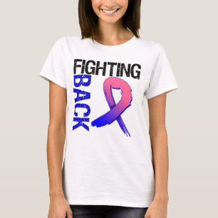 Camiseta Cancer masculino de Breat que luta para trás