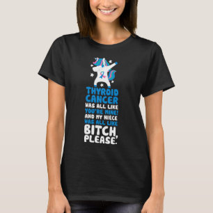 Camiseta Cancer Minha sobrinha por favor Unicorn