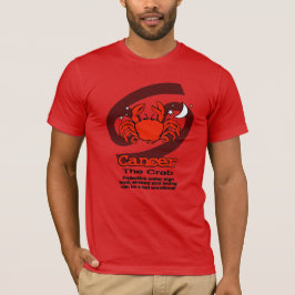 Camiseta Cancer "O Caranguejo" zodiac gastrorresistente cam