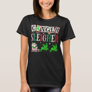 Camiseta Cancer Papais noeis de Natal Mais Leves Linfoma