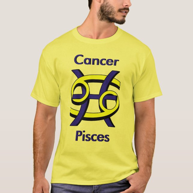 Camiseta Cancer & peixes PERTO (Frente)